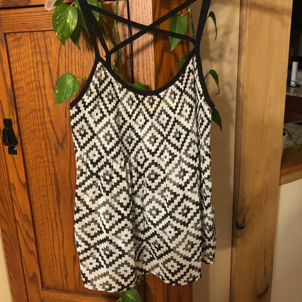 Princess Vera Wang sheer top Sz XS